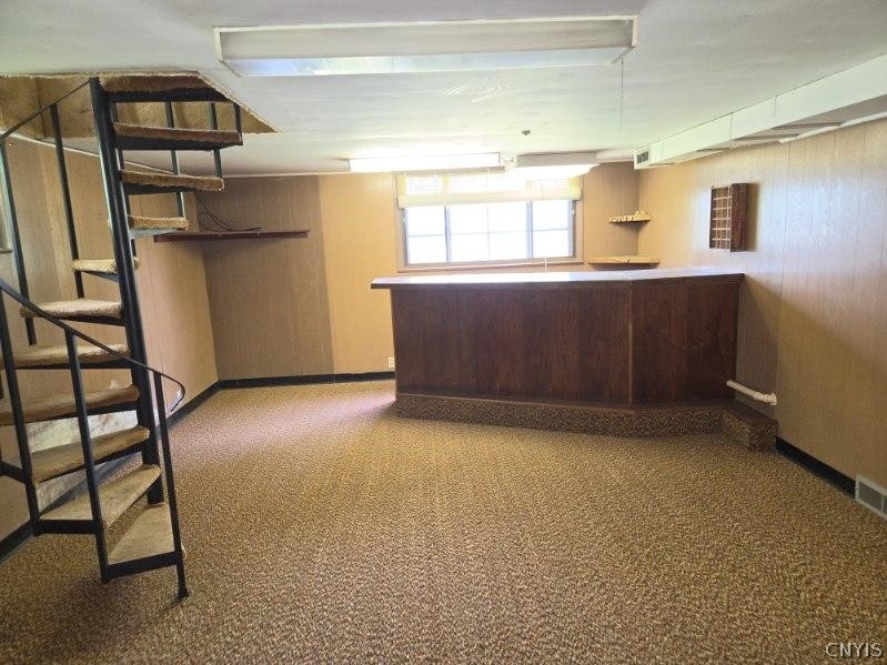 4581 Broad Road Onondaga, NY 13215 - Photo 9 of 29 Lower Level Family Room/ Rec Room with wet bar
