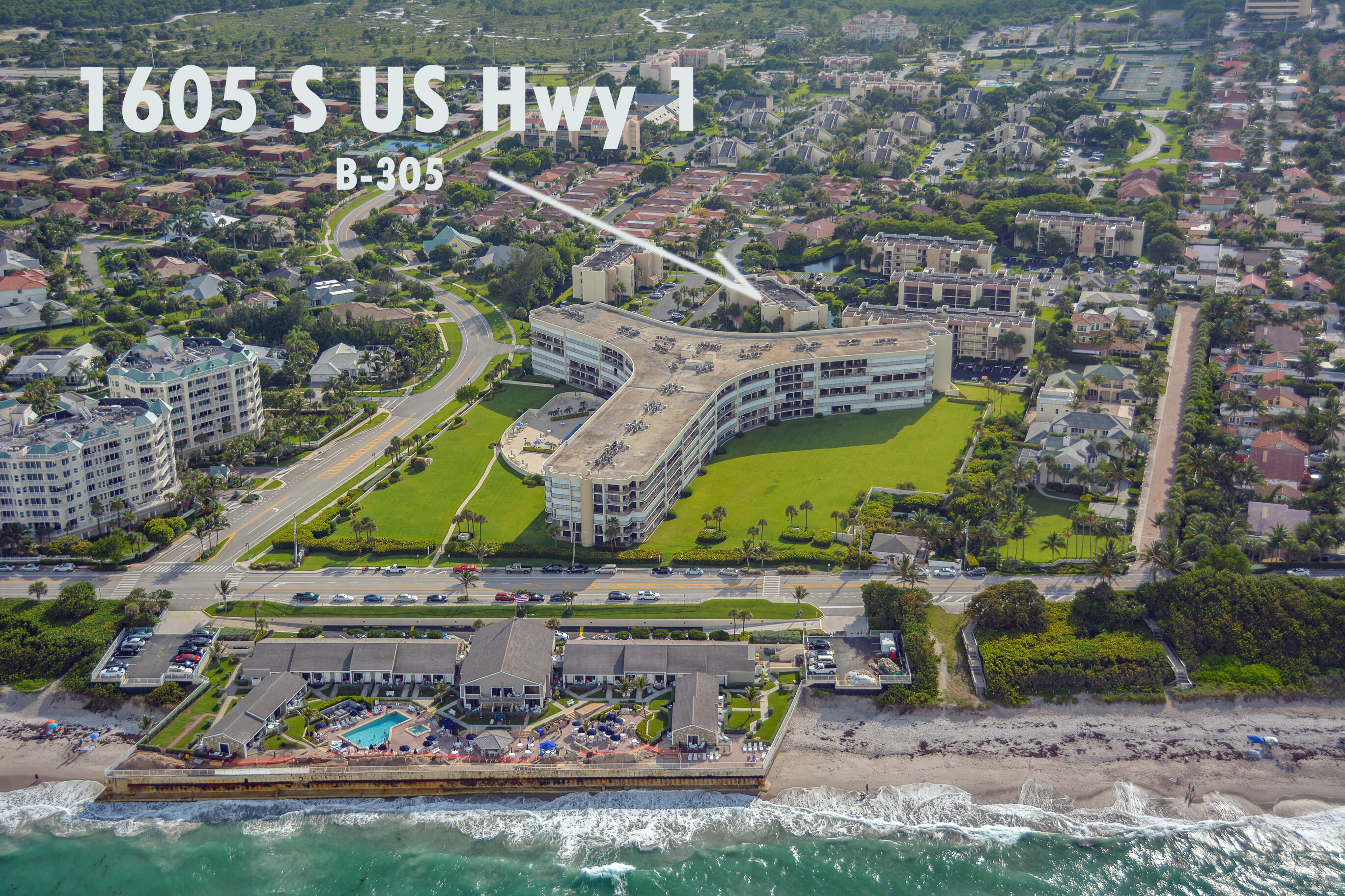 1605 Highway 1, Unit B305 Jupiter, FL 33477 - Photo 1 of 31 Aerial 1605 us hwy 1 b-305 arrow DSC_62
