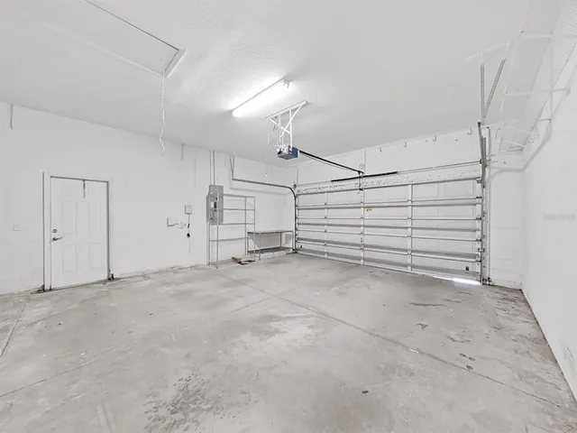 a view of a room with an empty space