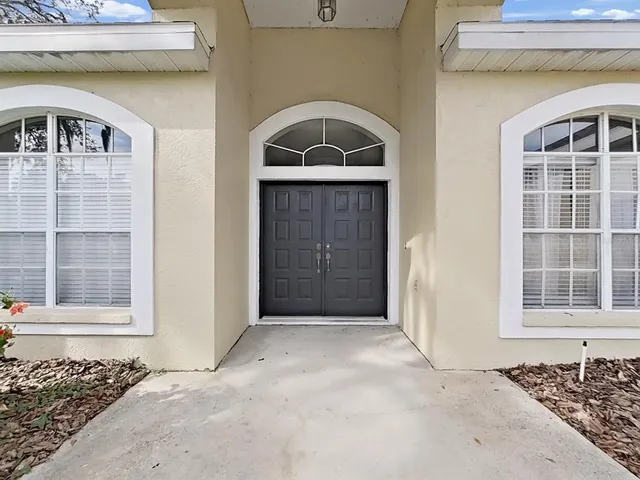 a view of front door of a house