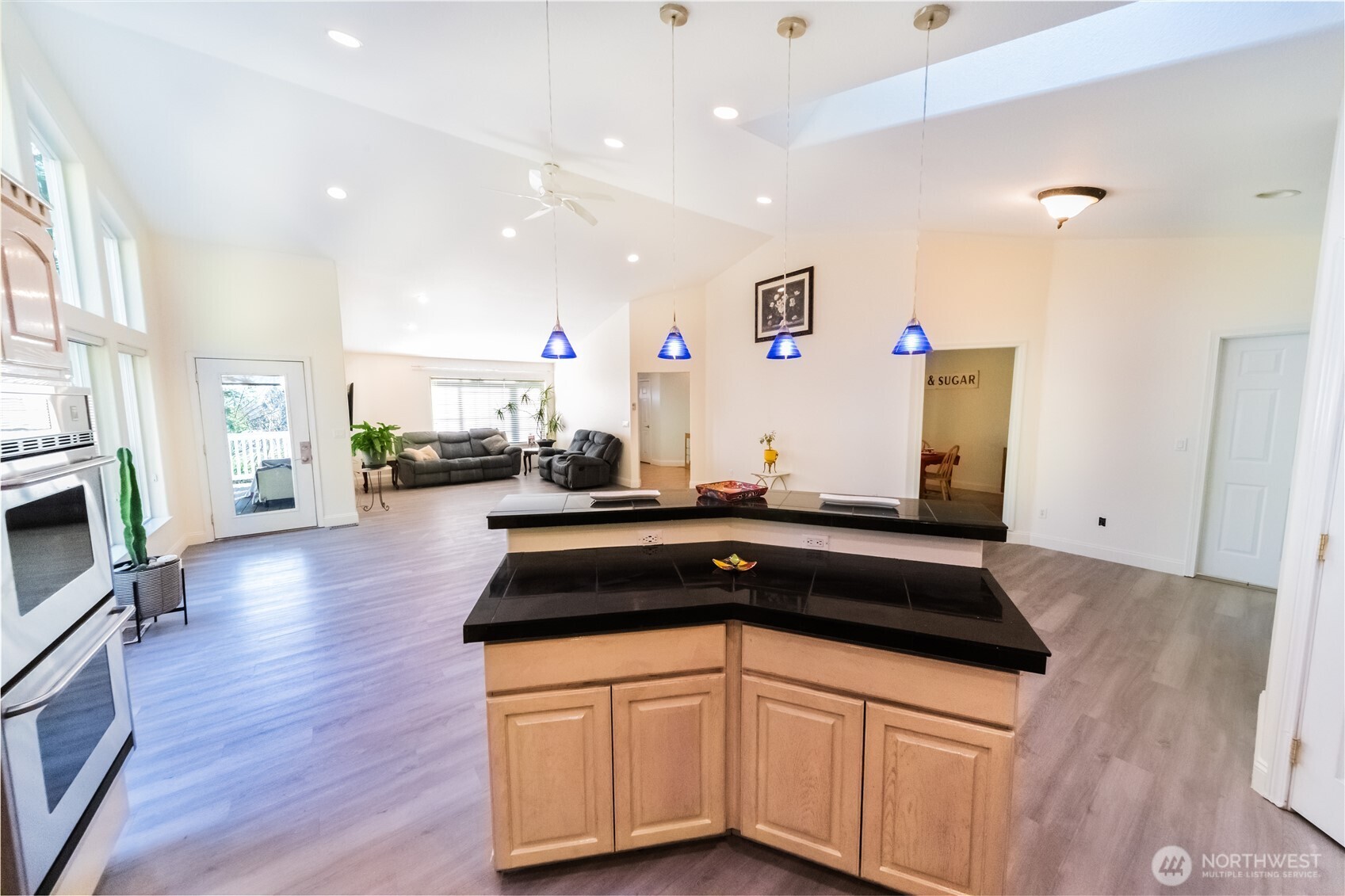 118 Clark Creek Road Longview, WA 98632 - Photo 9 of 19 a kitchen with granite countertop a sink and cabinets