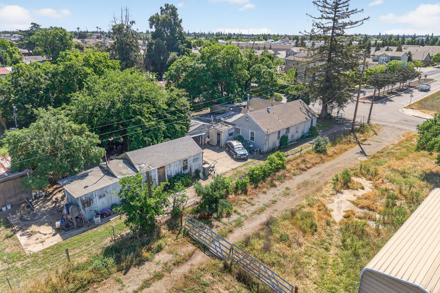 383 Taylor Road Lodi, CA 95242 - Photo 13 of 22 an aerial view of a house with a garden