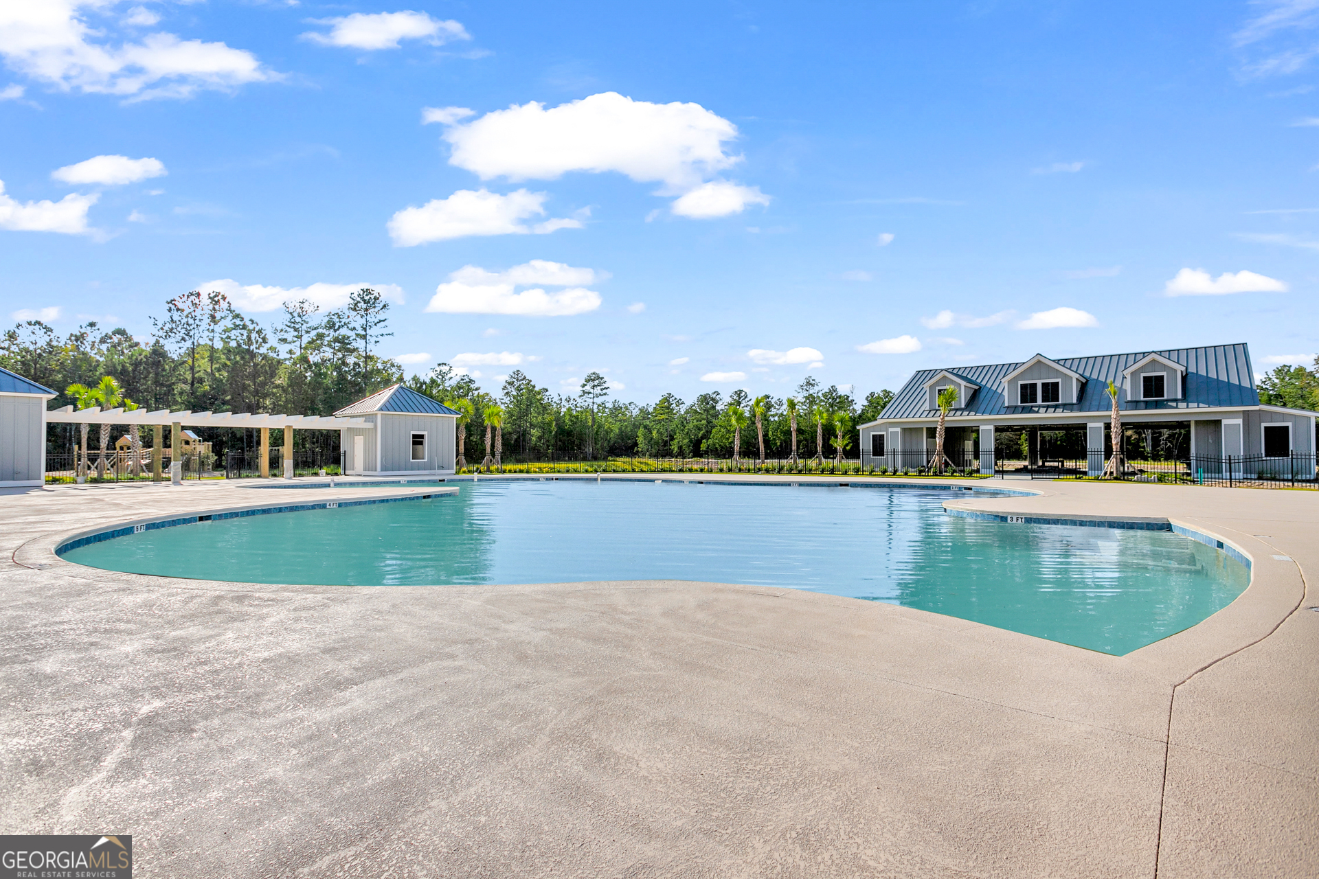 184 Coneflower Road Bloomingdale, GA 31302 - Photo 19 of 22 a view of pool with green space