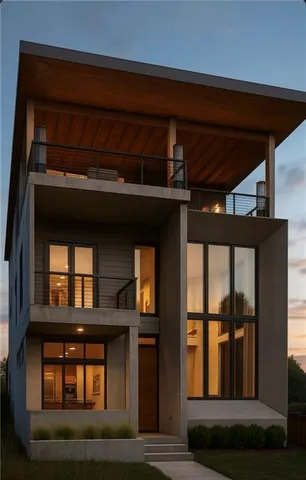 a view of front door