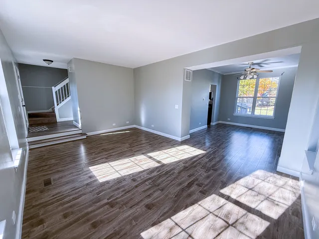 a view of livingroom with furniture and wooden floor