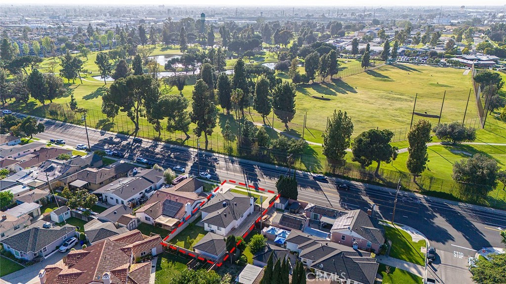 12216 Old River School Road Downey, CA 90242 - Photo 35 of 36 an aerial view of residential houses with outdoor space