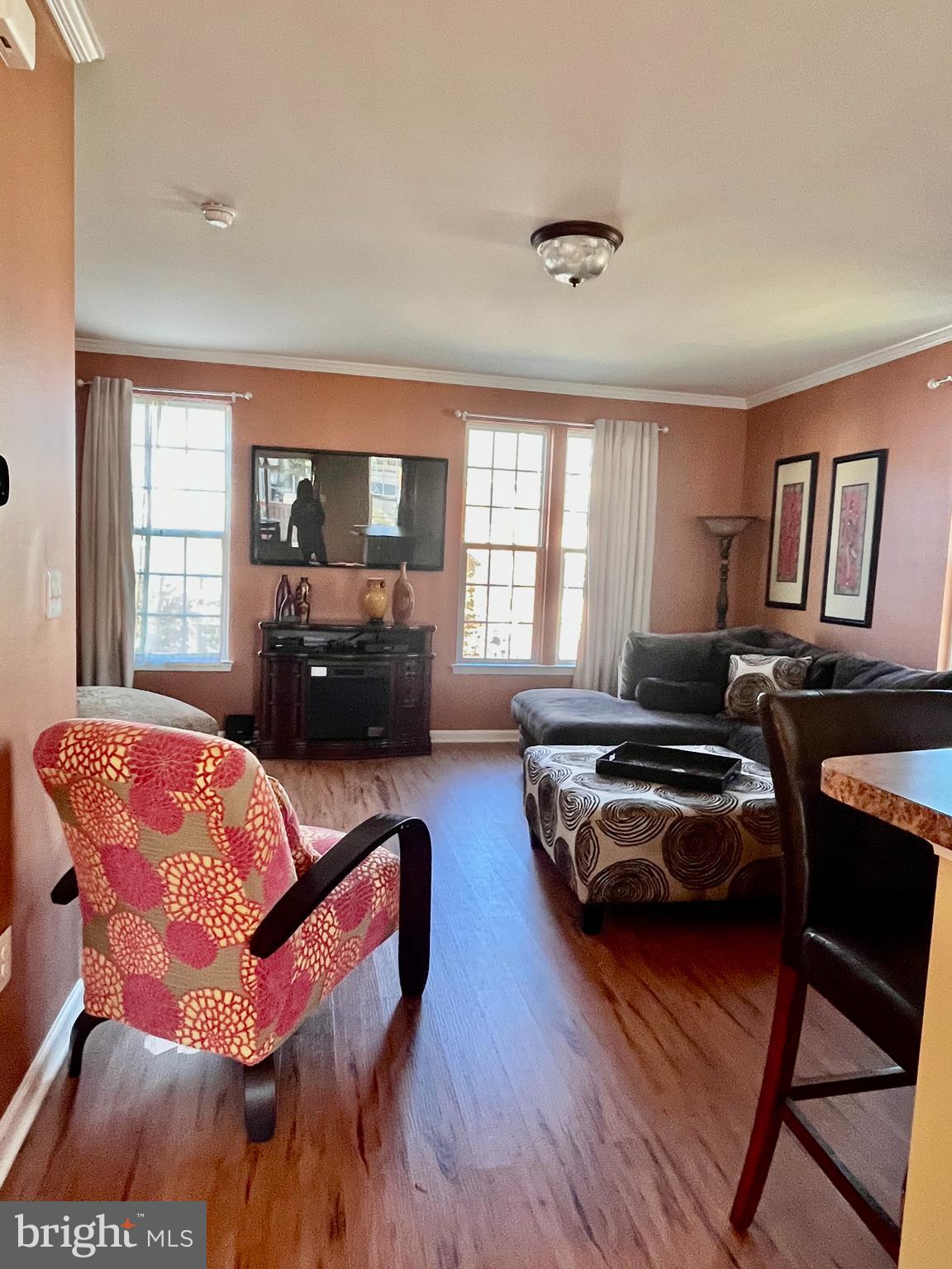 312 Spring Park Lane, Unit 59 Fredericksburg, VA 22405 - Photo 6 of 20 a living room with furniture and a flat screen tv