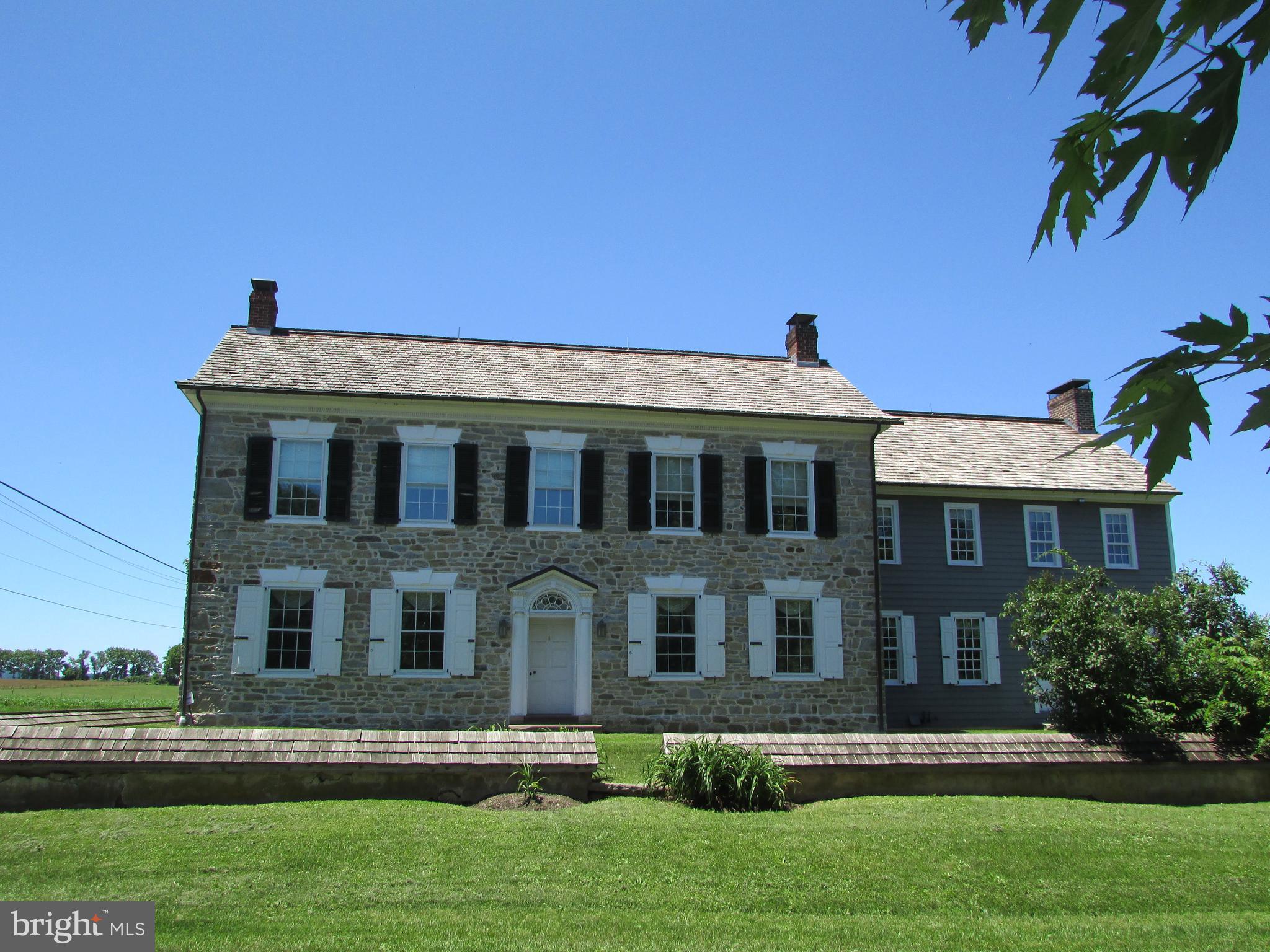 4 BR, 2.1 BA  Federal Stone Farmhouse