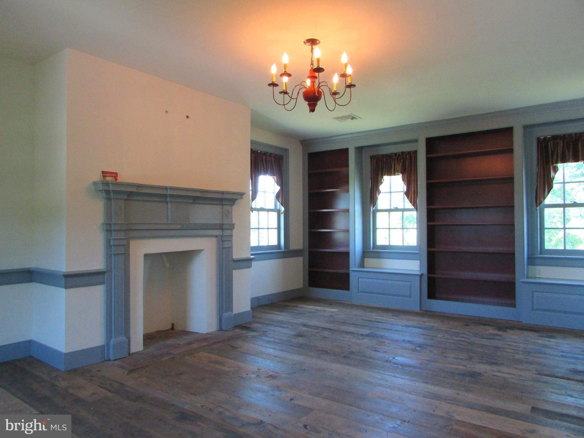 464 Covered Bridge Road Oley, PA 19547 - Photo 28 of 41 Library with Fireplace