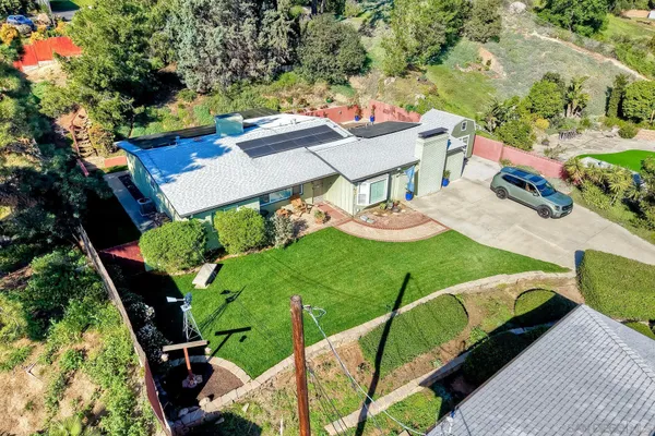 a view of city and mountain