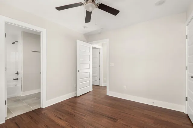 wooden floor in an empty room