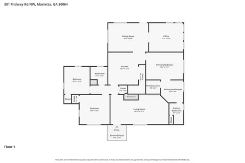 $429,900 | 301 Midway Road, Marietta, GA 30064