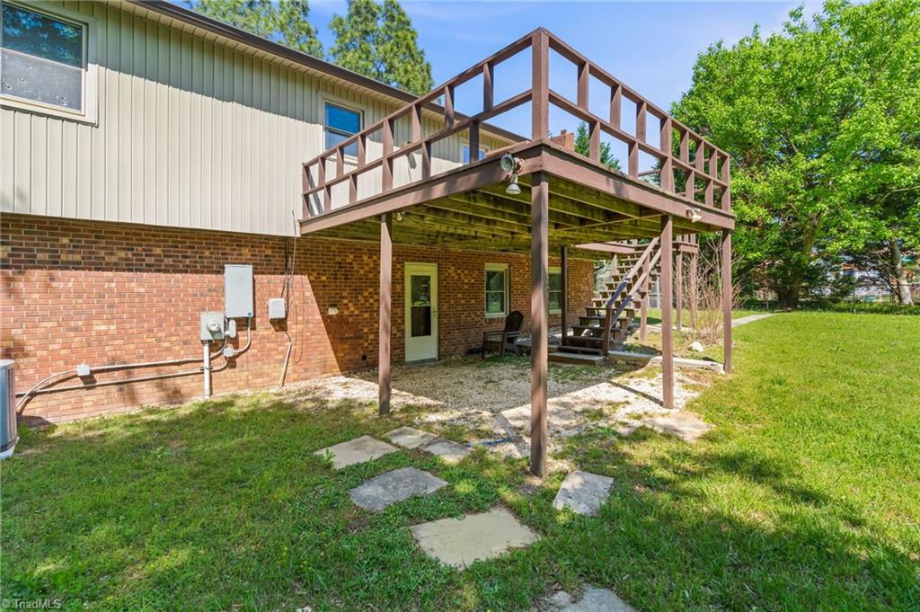 3975 Pine Ridge Drive Trinity, NC 27370 - Photo 35 of 48 Rear deck and patio area