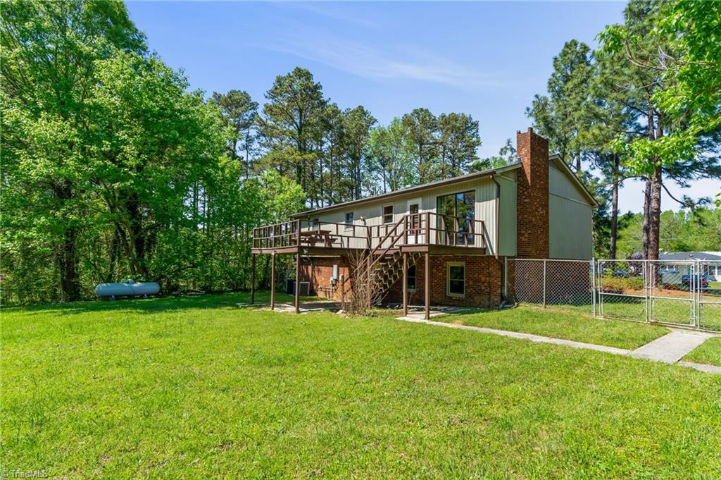 3975 Pine Ridge Drive Trinity, NC 27370 - Photo 38 of 48 Rear view of house