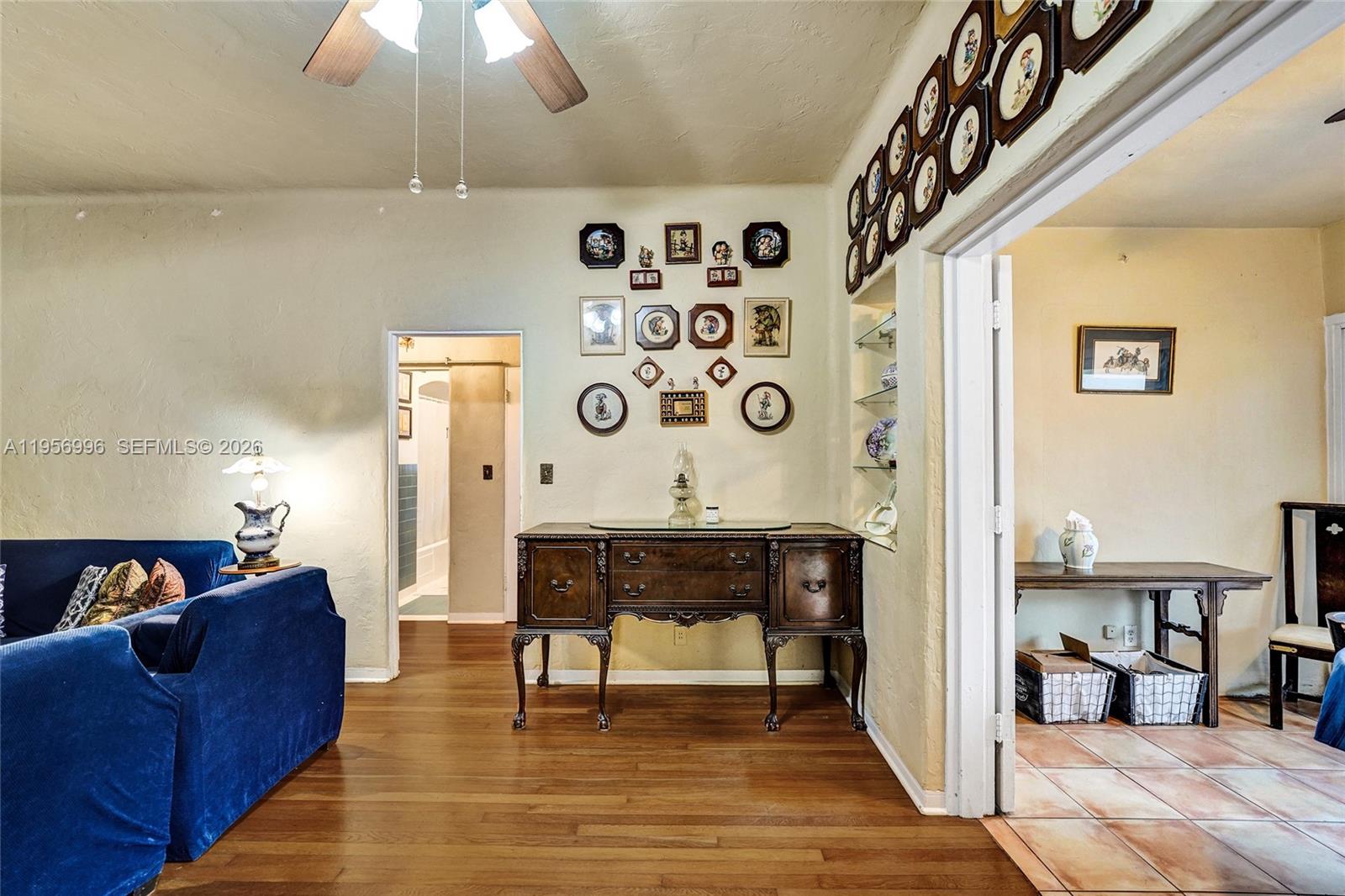 1340 Jackson Street Hollywood, FL 33019 - Photo 13 of 49 a living room with furniture and a wooden floor