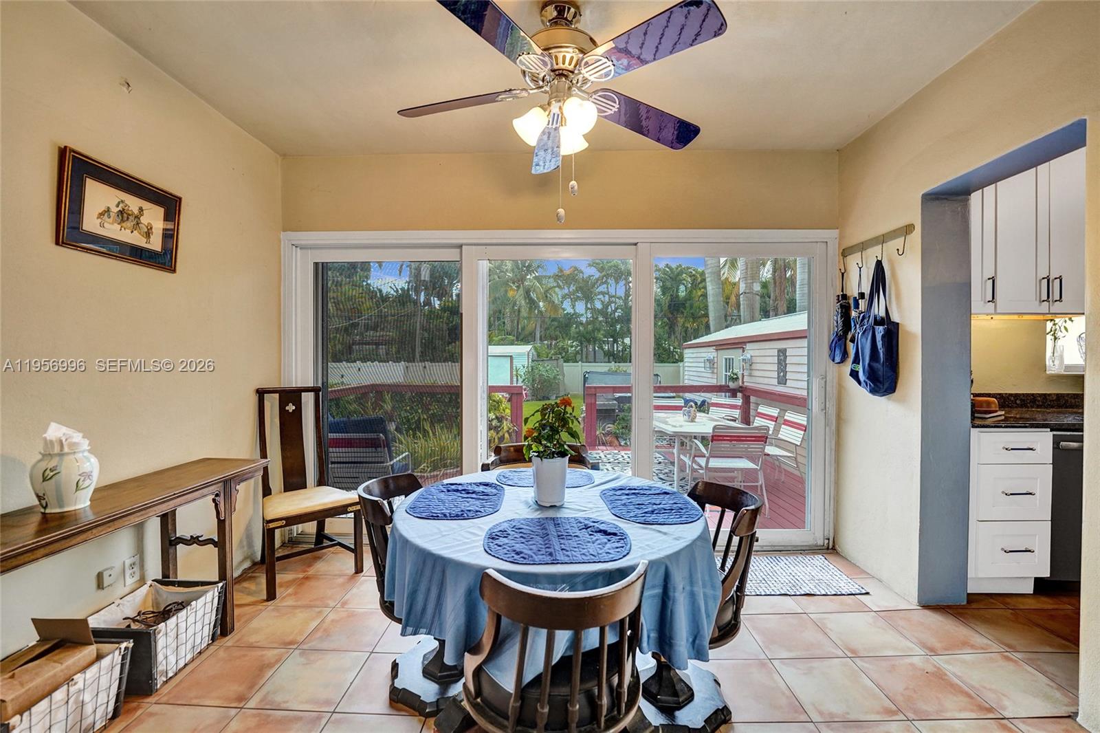 1340 Jackson Street Hollywood, FL 33019 - Photo 22 of 49 a view of a dining room with furniture window and outside view