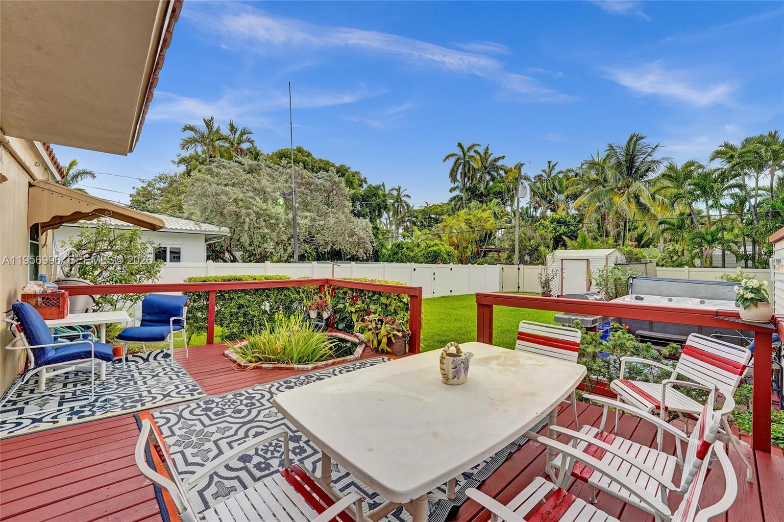 1340 Jackson Street Hollywood, FL 33019 - Photo 41 of 49 swimming pool view with a seating space