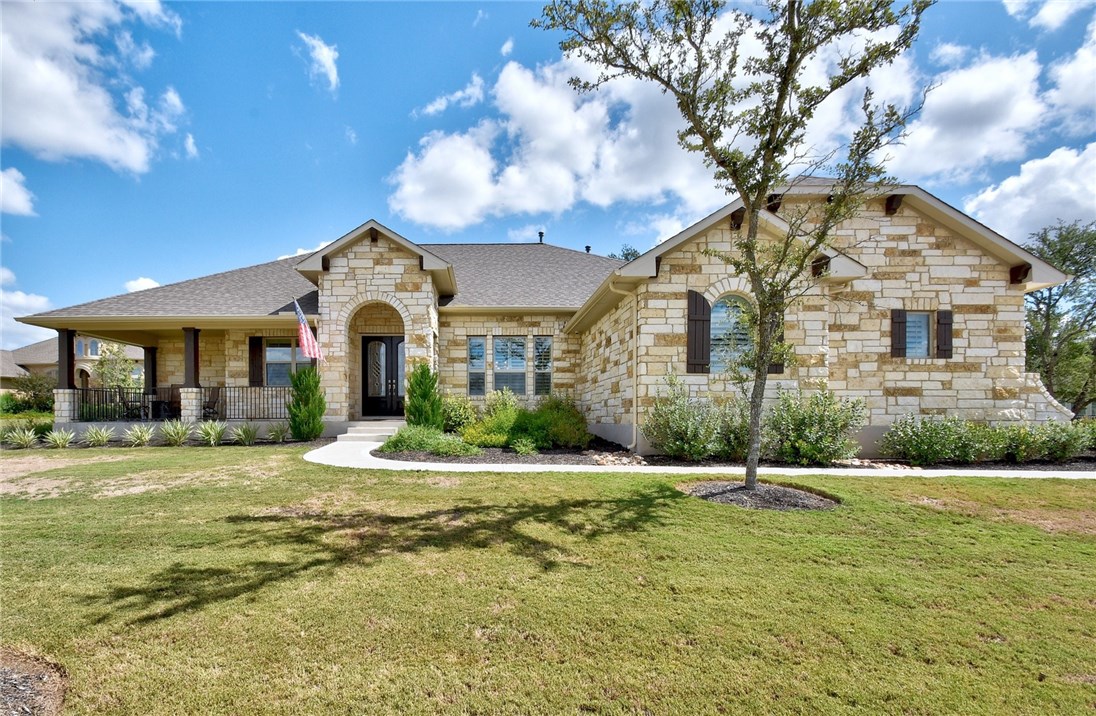 493 Linden Loop Driftwood, TX 78619 - Photo 1 of 1 a view of a house with a swimming pool