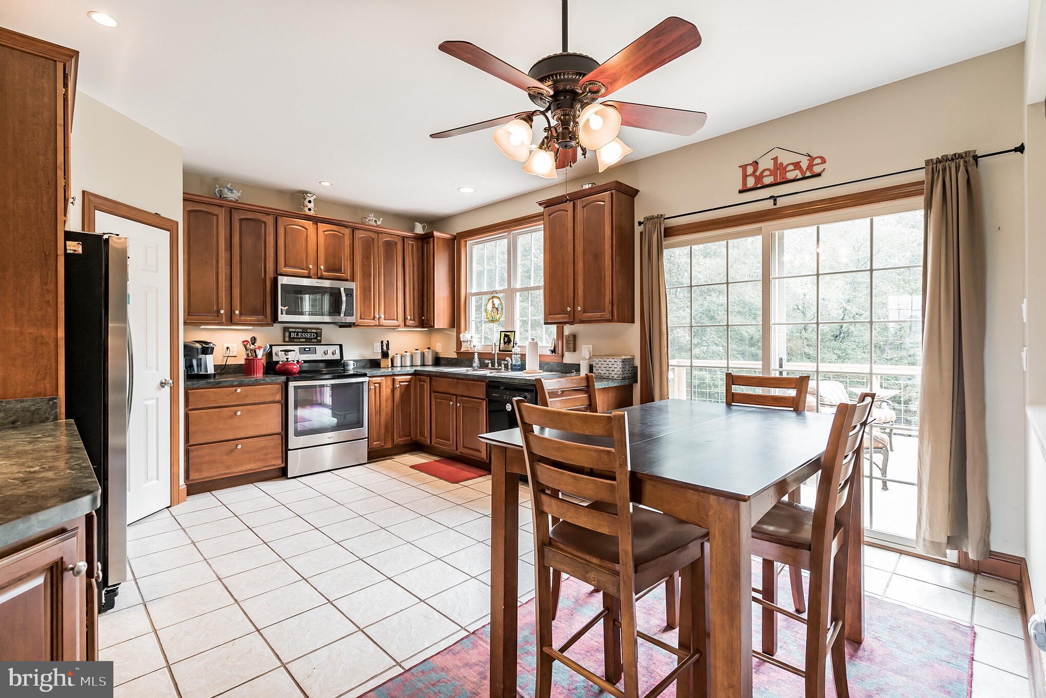 7019 Olinger Road Marshall, VA 20115 - Photo 13 of 40 Kitchen w/ cherry cabinets