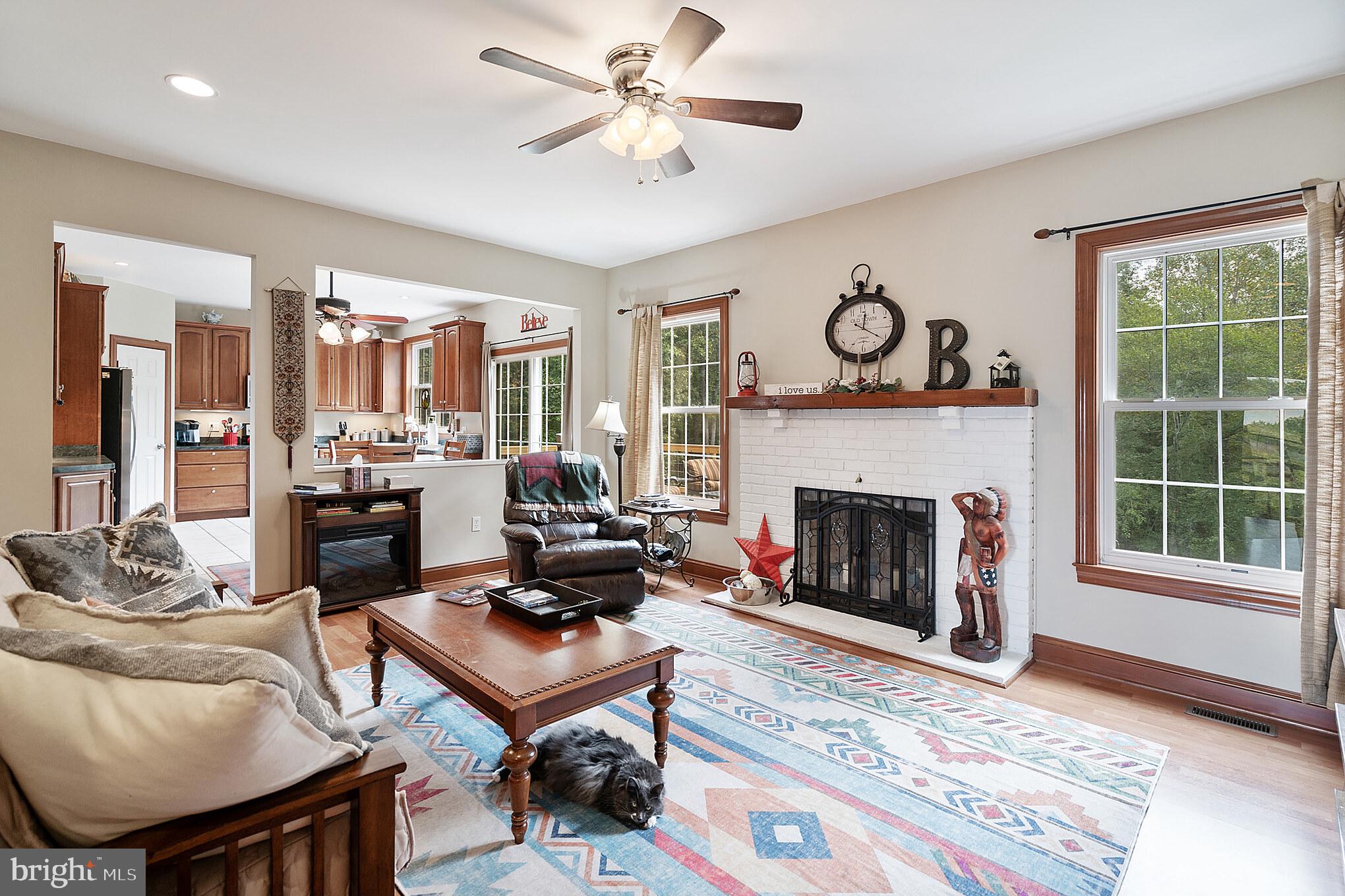 7019 Olinger Road Marshall, VA 20115 - Photo 15 of 40 Main Level FR w/ FP