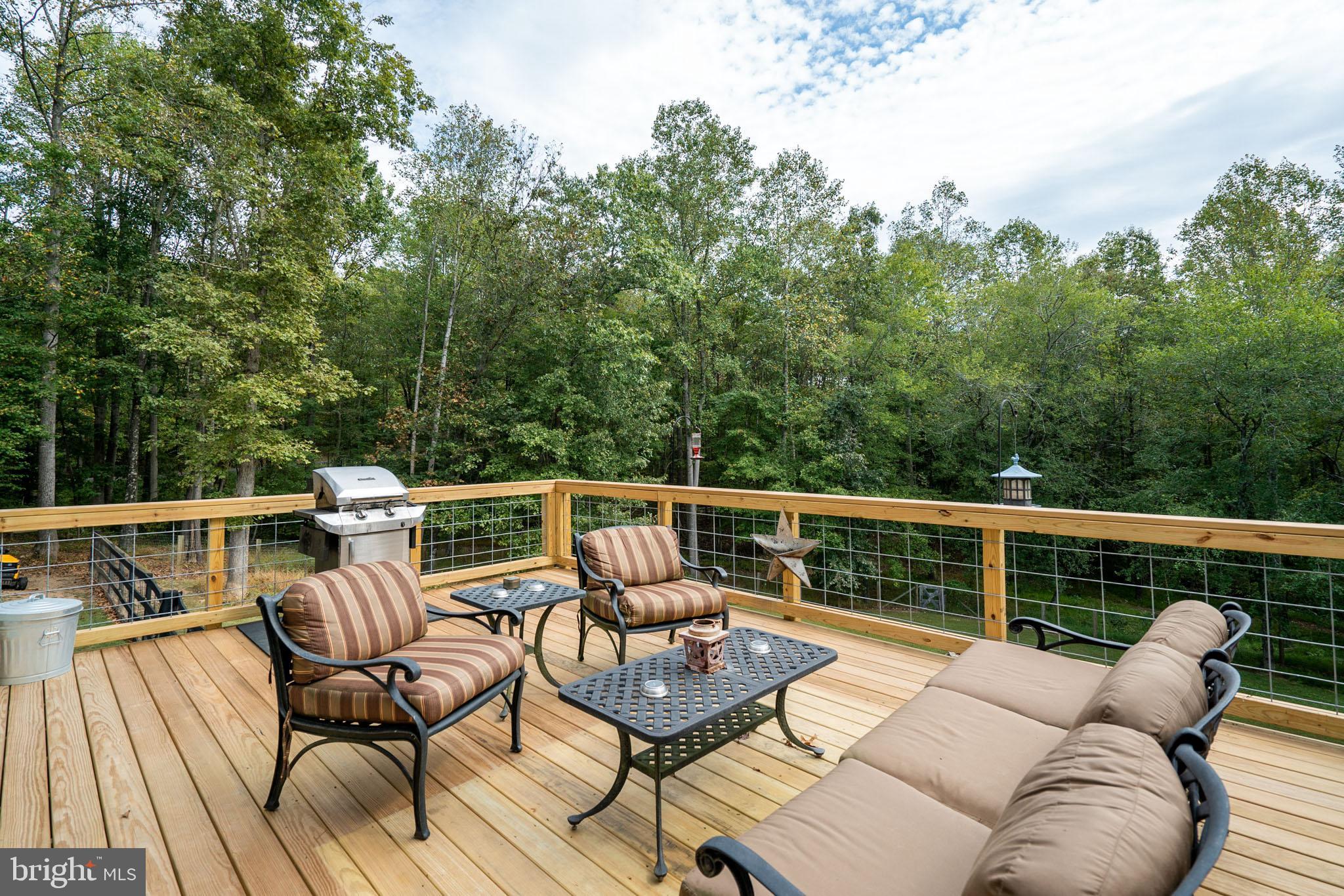 7019 Olinger Road Marshall, VA 20115 - Photo 37 of 40 New Deck overlook back of property