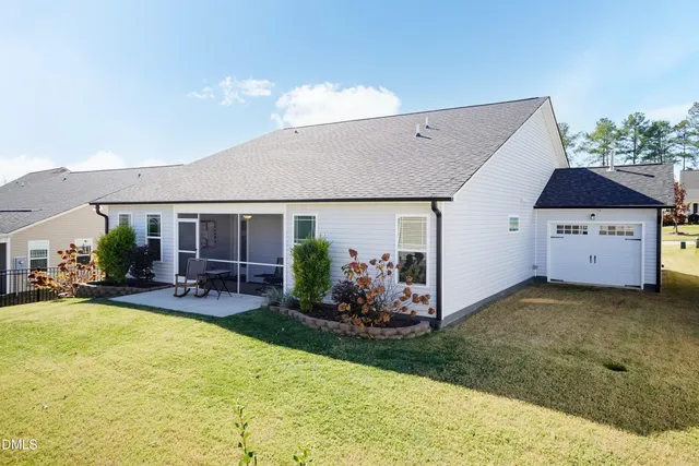 a view of a house with patio