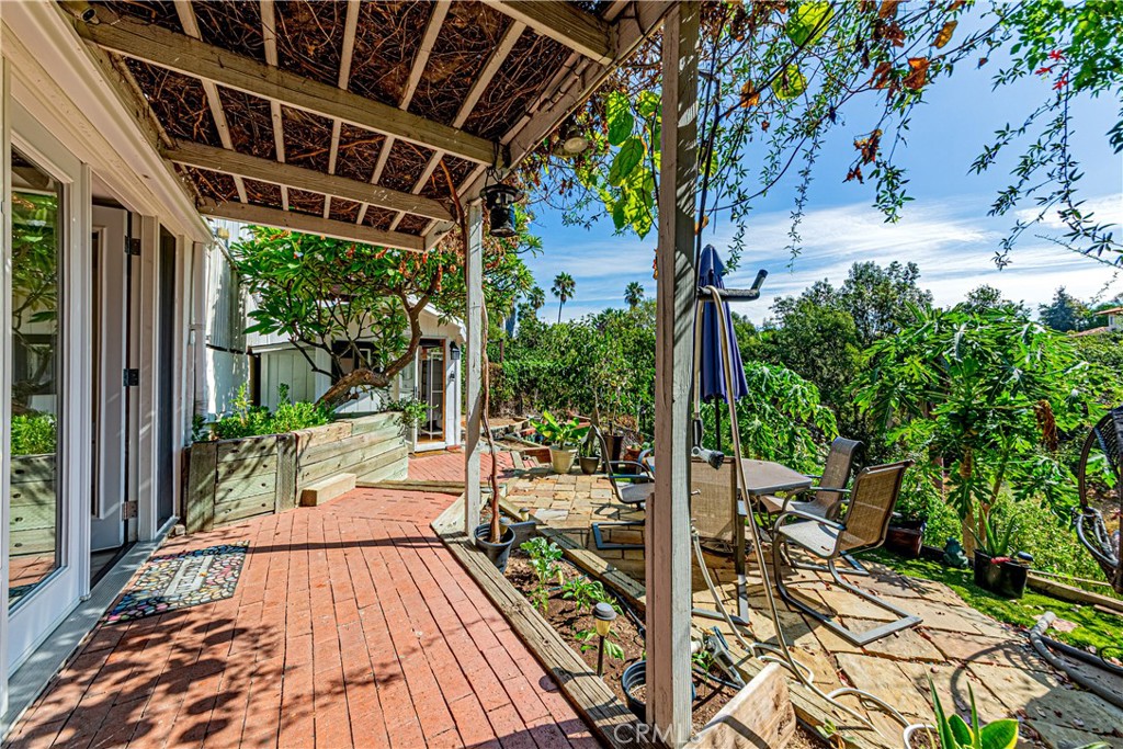 774 Stephens Avenue Fullerton, CA 92833 - Photo 37 of 53 a view of a backyard with garden and patio