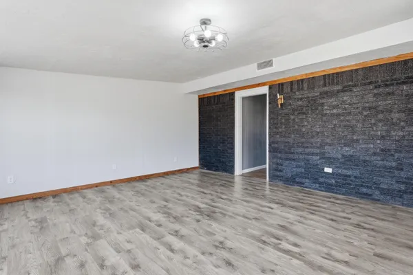 wooden floor in an empty room