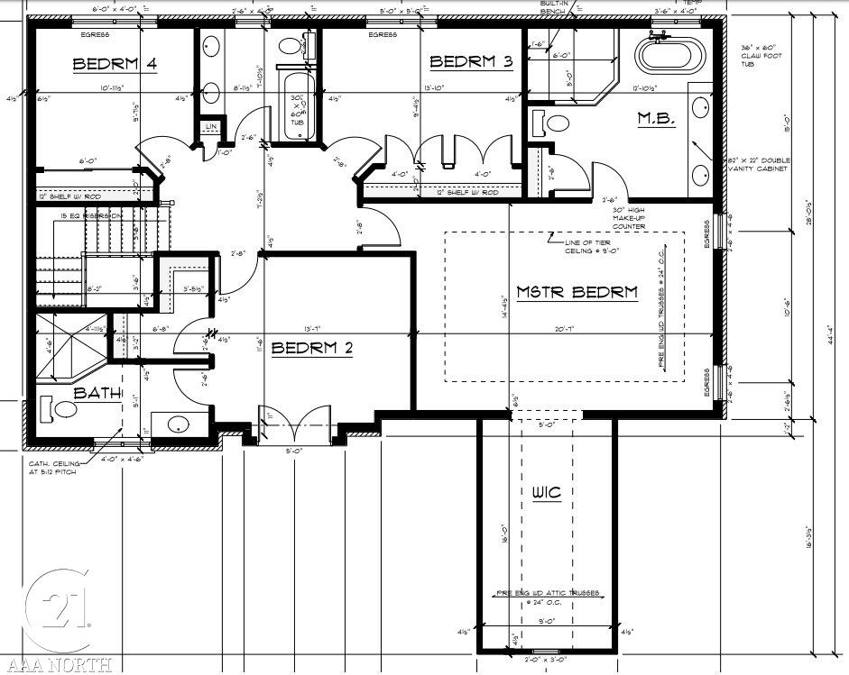 69421 Dequindre Road Leonard, MI 48367 - Photo 21 of 21 Second Floor Plan