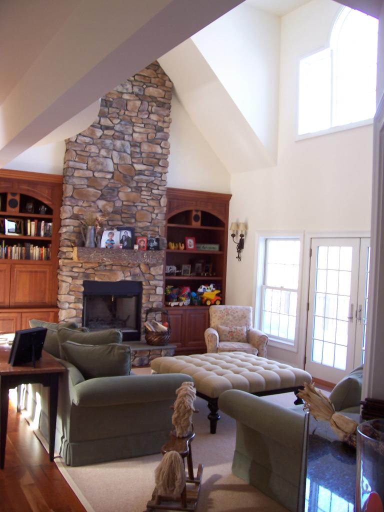1 Hemlock Road Tyringham, MA 01264 - Photo 4 of 19 a living room with fireplace furniture and a fireplace