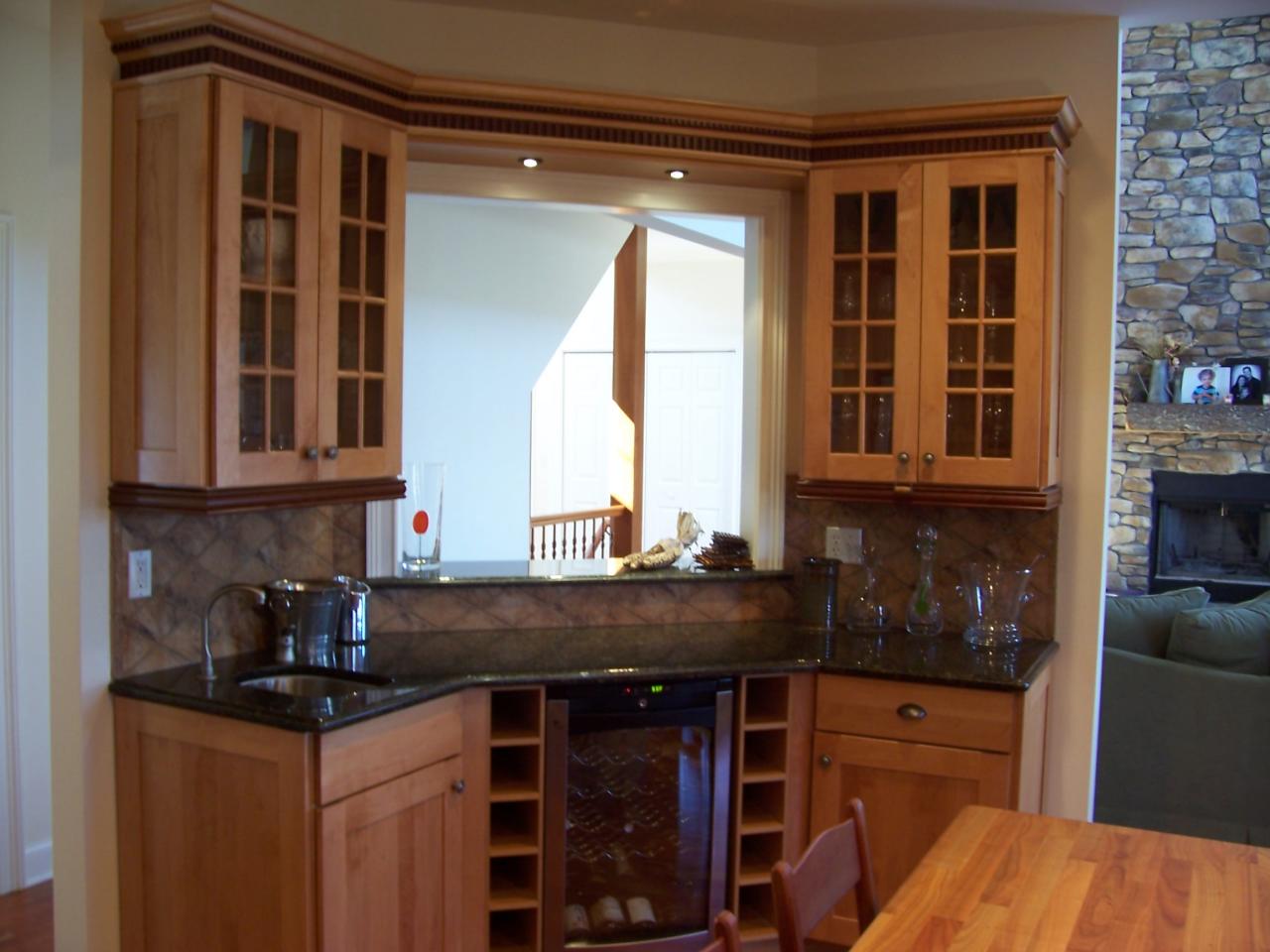1 Hemlock Road Tyringham, MA 01264 - Photo 6 of 19 a kitchen with granite countertop a stove and cabinets