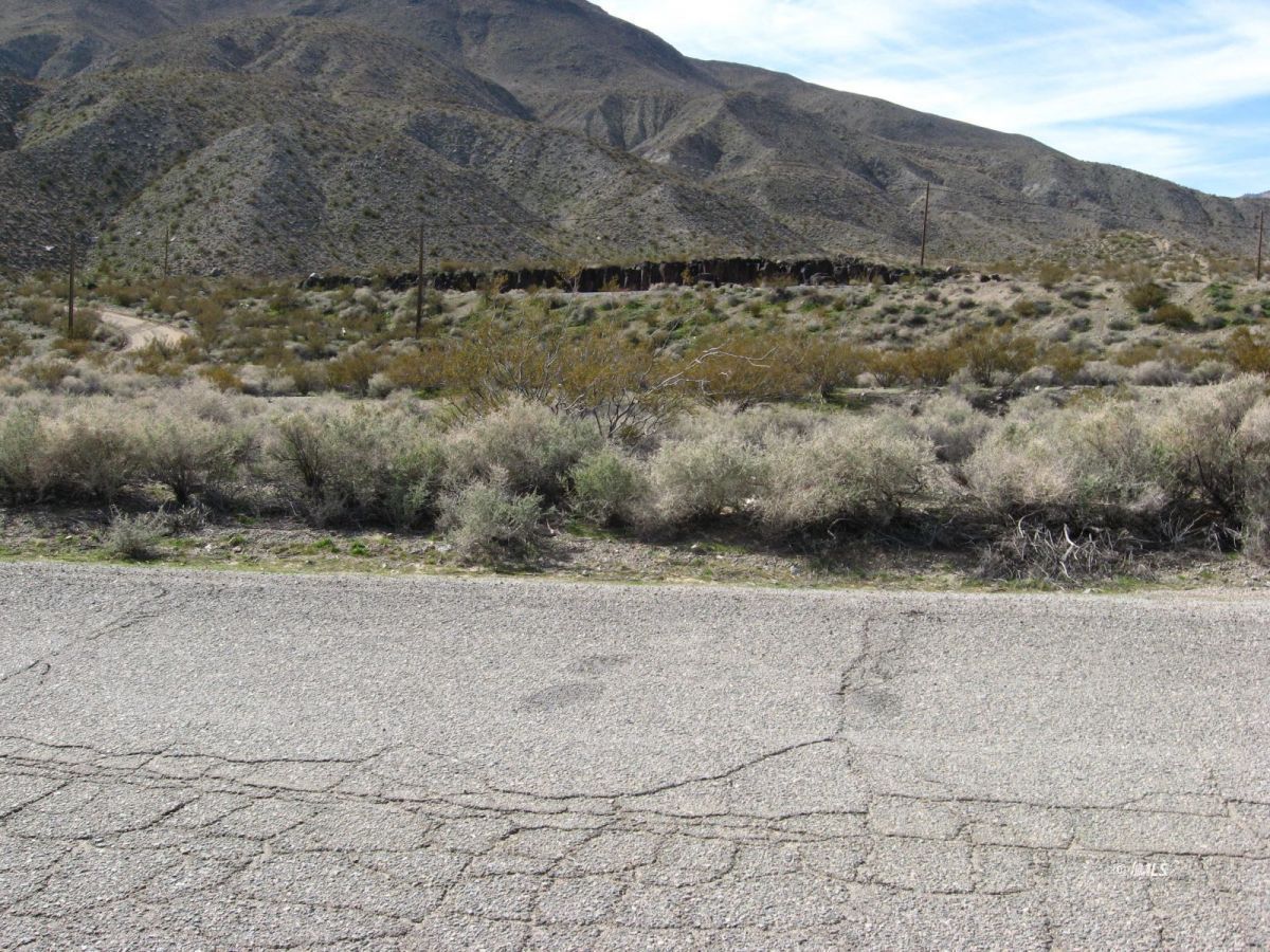 350 Little Lake Road Inyokern, CA 93527 - Photo 22 of 26 a view of a dry yard with trees