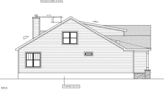 a black and white photo of a house