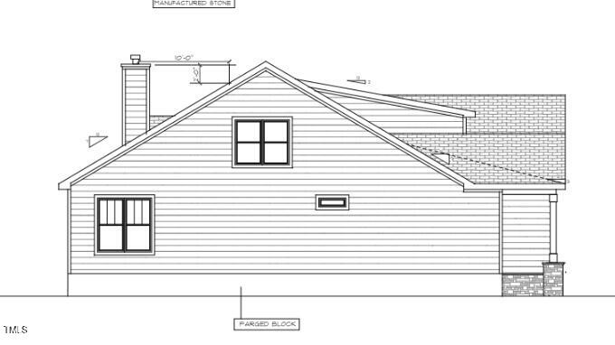 816 Hanson Road Durham, NC 27713 - Photo 3 of 10 a black and white photo of a house