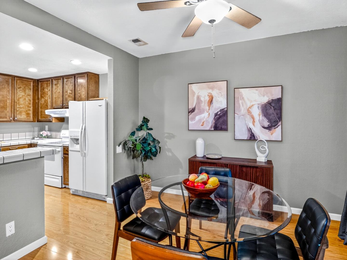 425 Kenbrook Circle San Jose, CA 95111 - Photo 14 of 46 a view of a dining room with furniture and a kitchen
