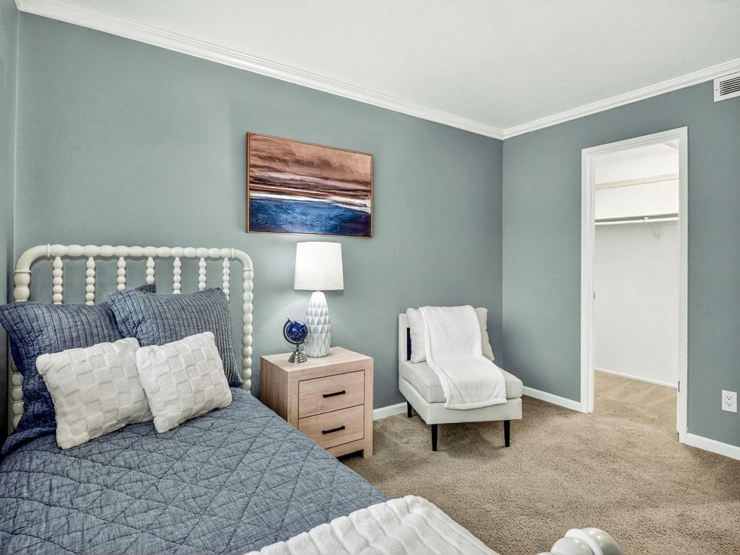 425 Kenbrook Circle San Jose, CA 95111 - Photo 33 of 46 a bedroom with a bed and glass window