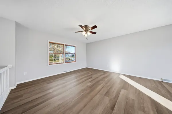 a view of parking garage