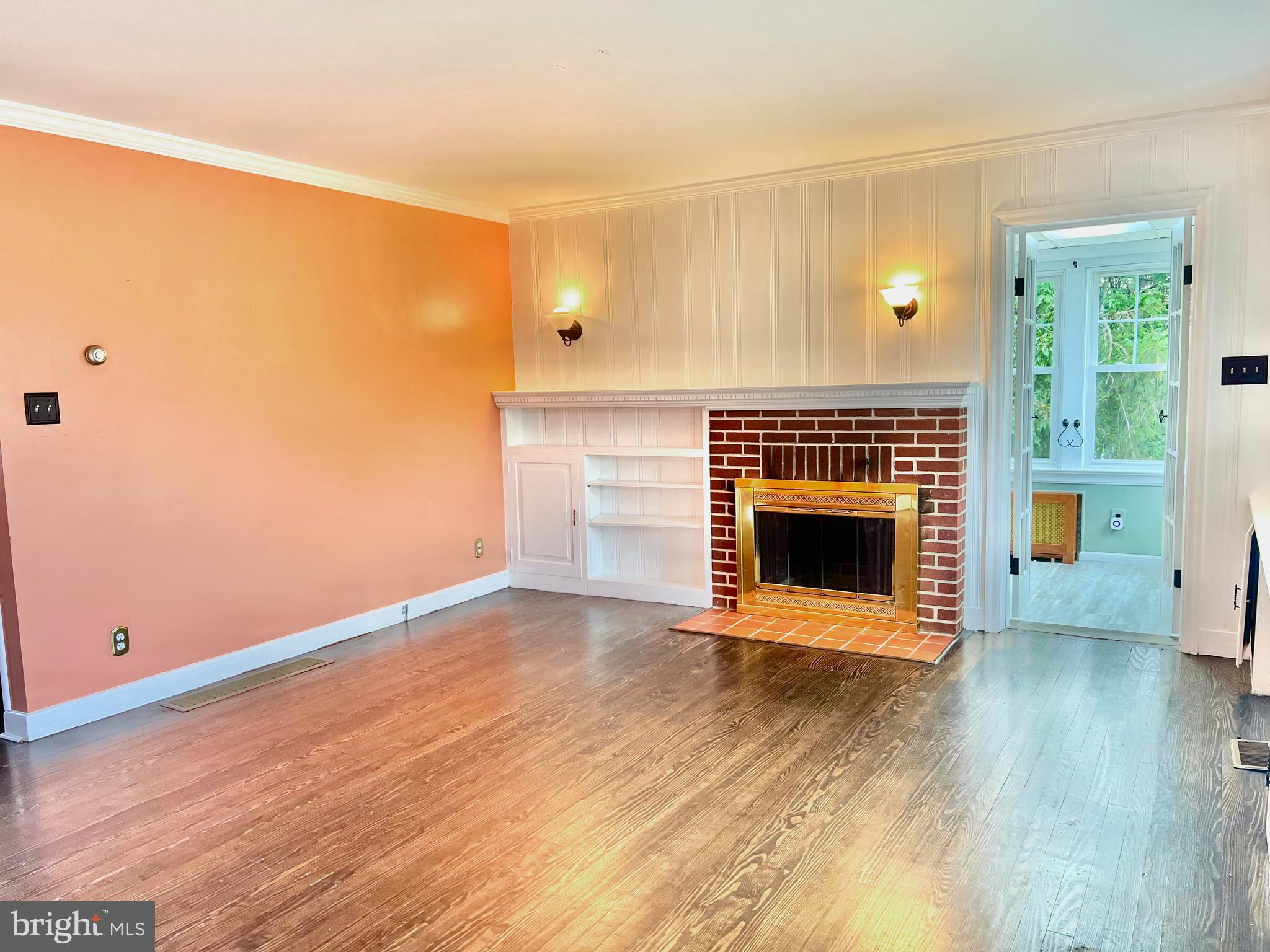 1931 East Orvilla Road Hatfield, PA 19440 - Photo 12 of 39 Living room with fireplace and built-ins