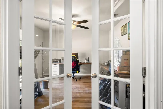 a view of a living room