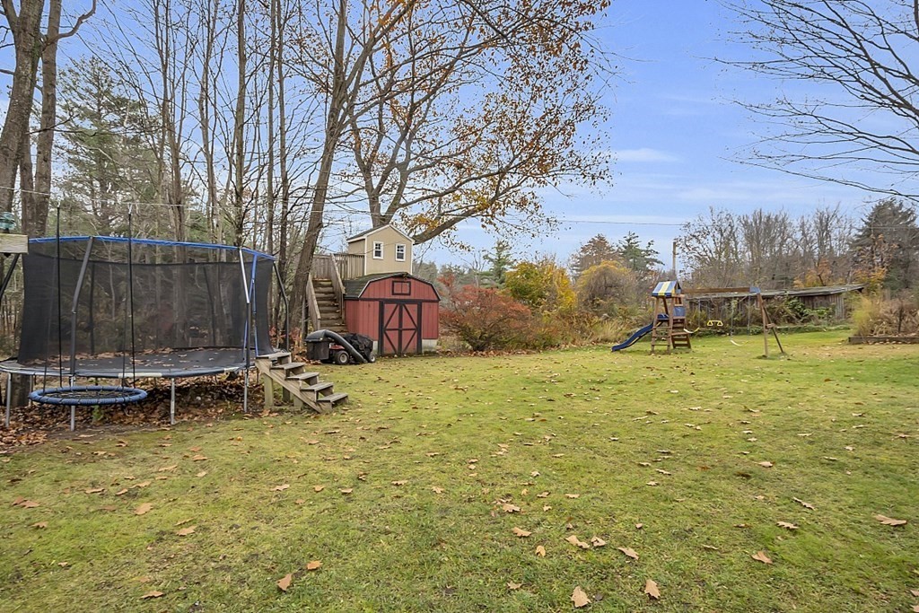 21 River Road Templeton, MA 01436 - Photo 25 of 26 a backyard of a house with table and chairs