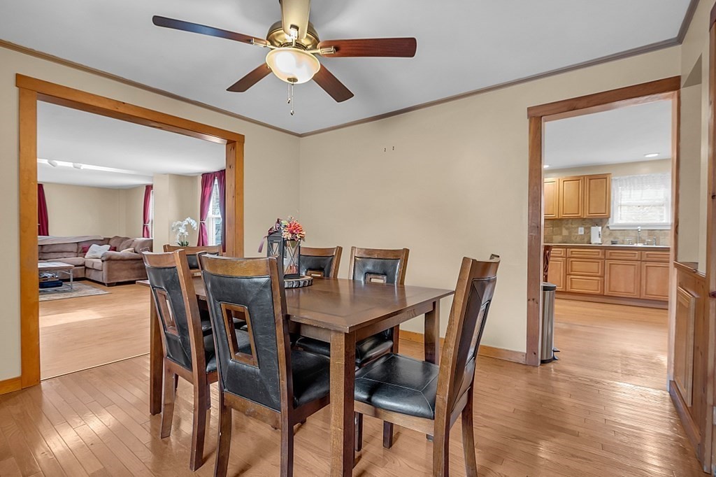 21 River Road Templeton, MA 01436 - Photo 8 of 26 a view of a dining room with furniture and wooden floor