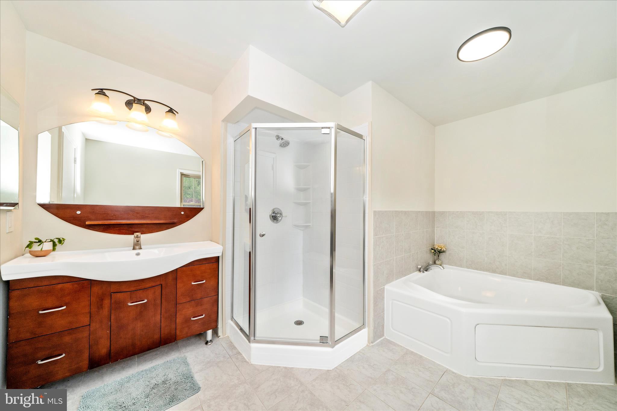 16000 Narrows Terrace Silver Spring, MD 20906 - Photo 27 of 54 a bathroom with a tub sink and mirror