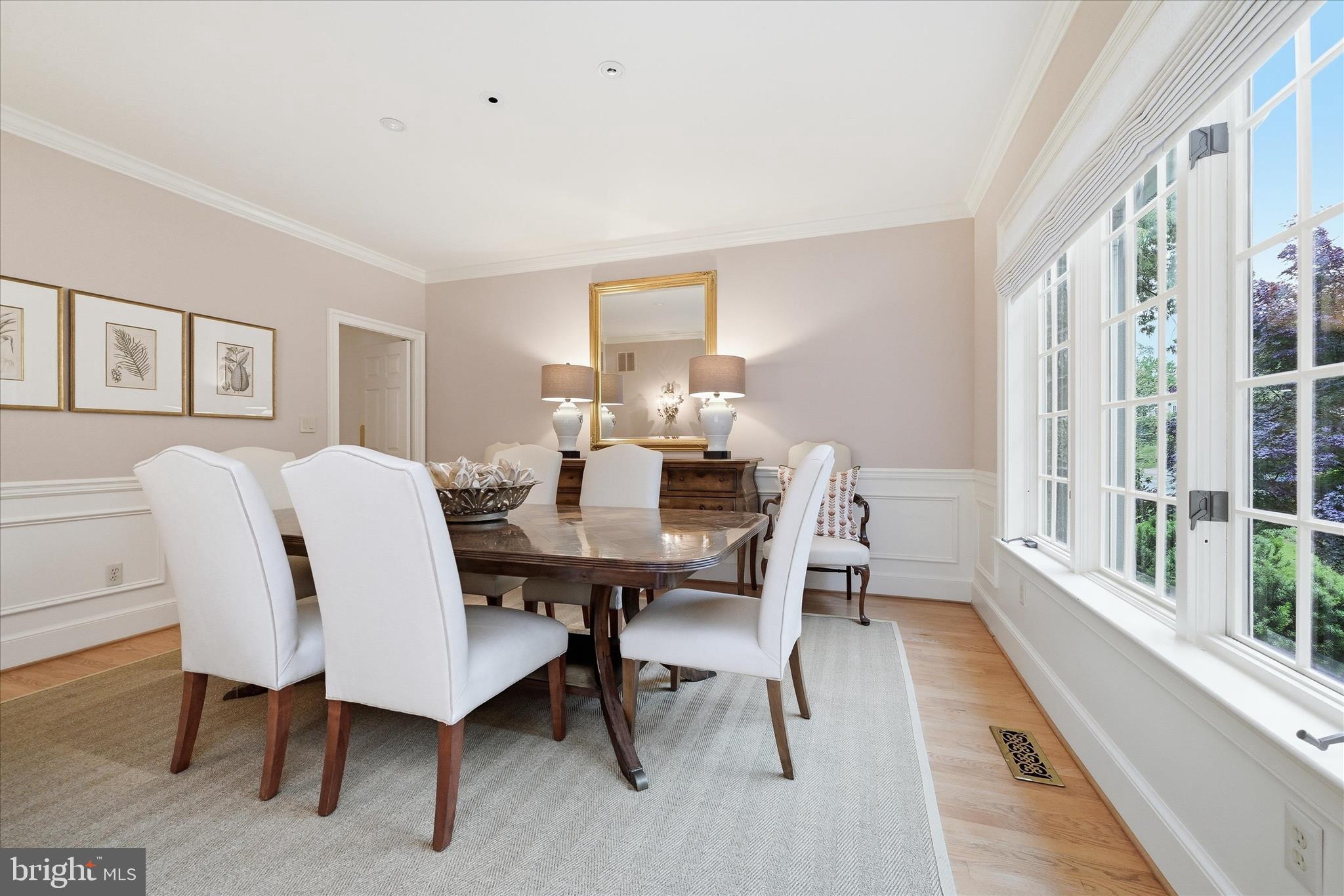 3824 Military Road Arlington, VA 22207 - Photo 8 of 54 a view of a dining room with furniture window and outside view