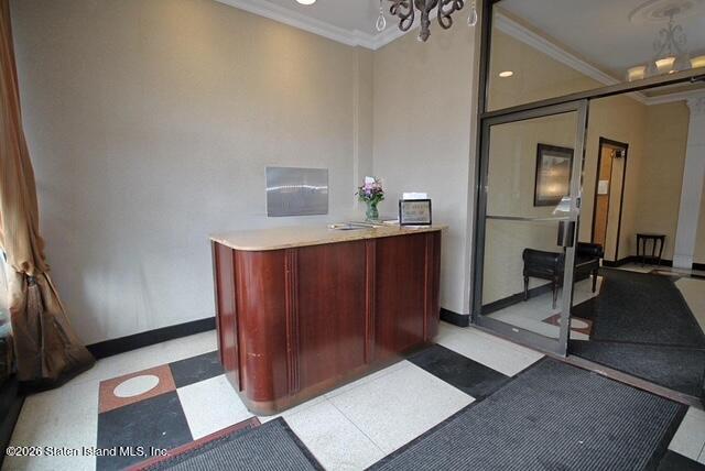 1000 Clove Road, Unit 2P Staten Island, NY 10301 - Photo 19 of 22 a room with mirror and a table