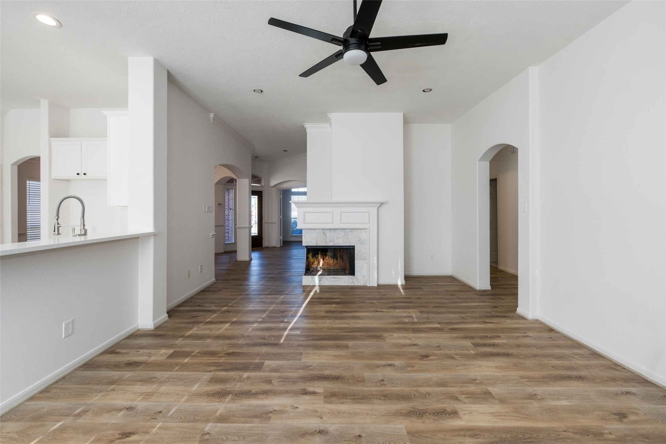 3303 Viking Landing Court Spring, TX 77388 - Photo 20 of 46 a view of empty room with a fireplace
