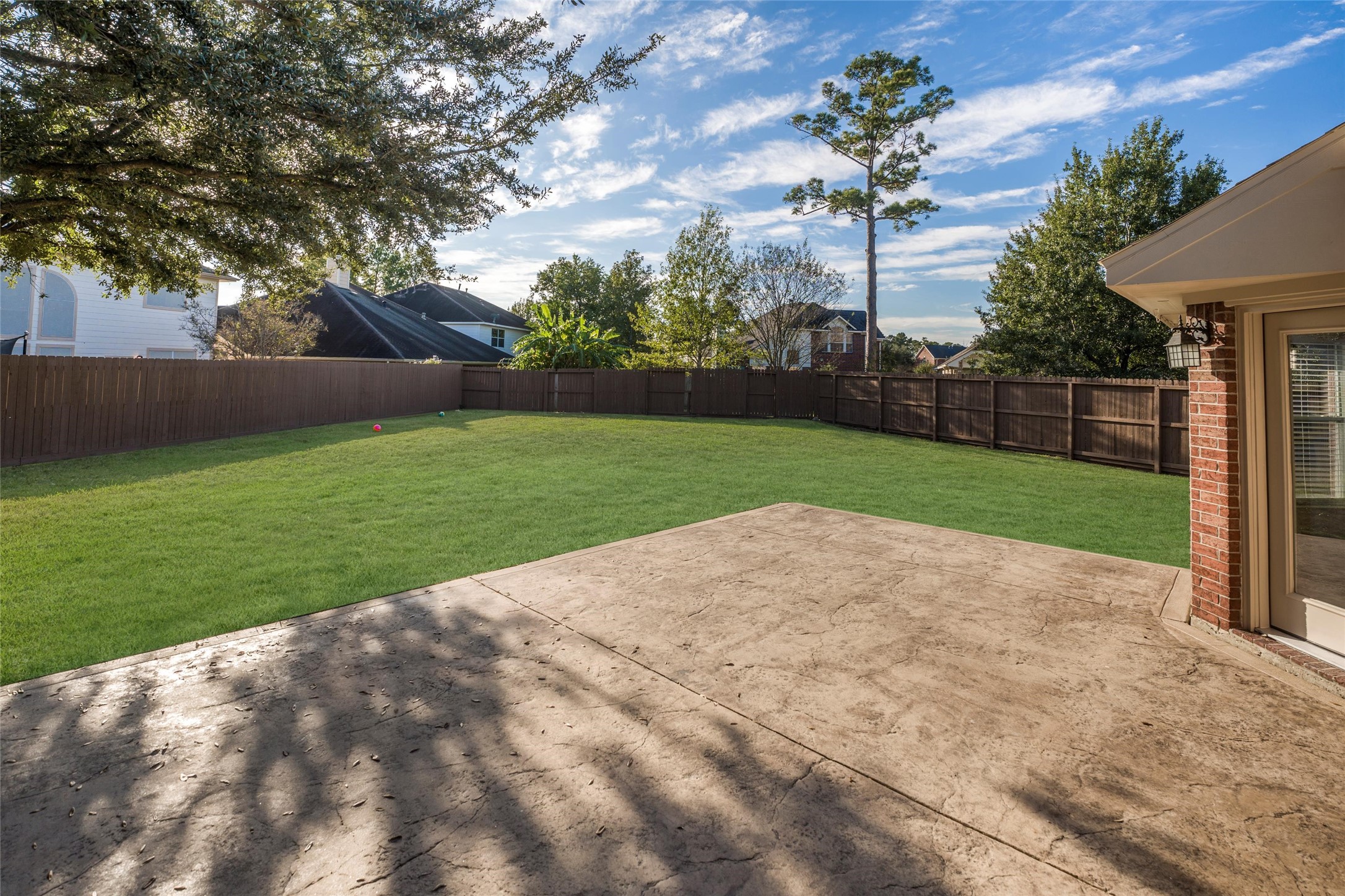 3303 Viking Landing Court Spring, TX 77388 - Photo 41 of 46 a view of a backyard with a garden