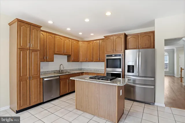 a living room with a large fireplace