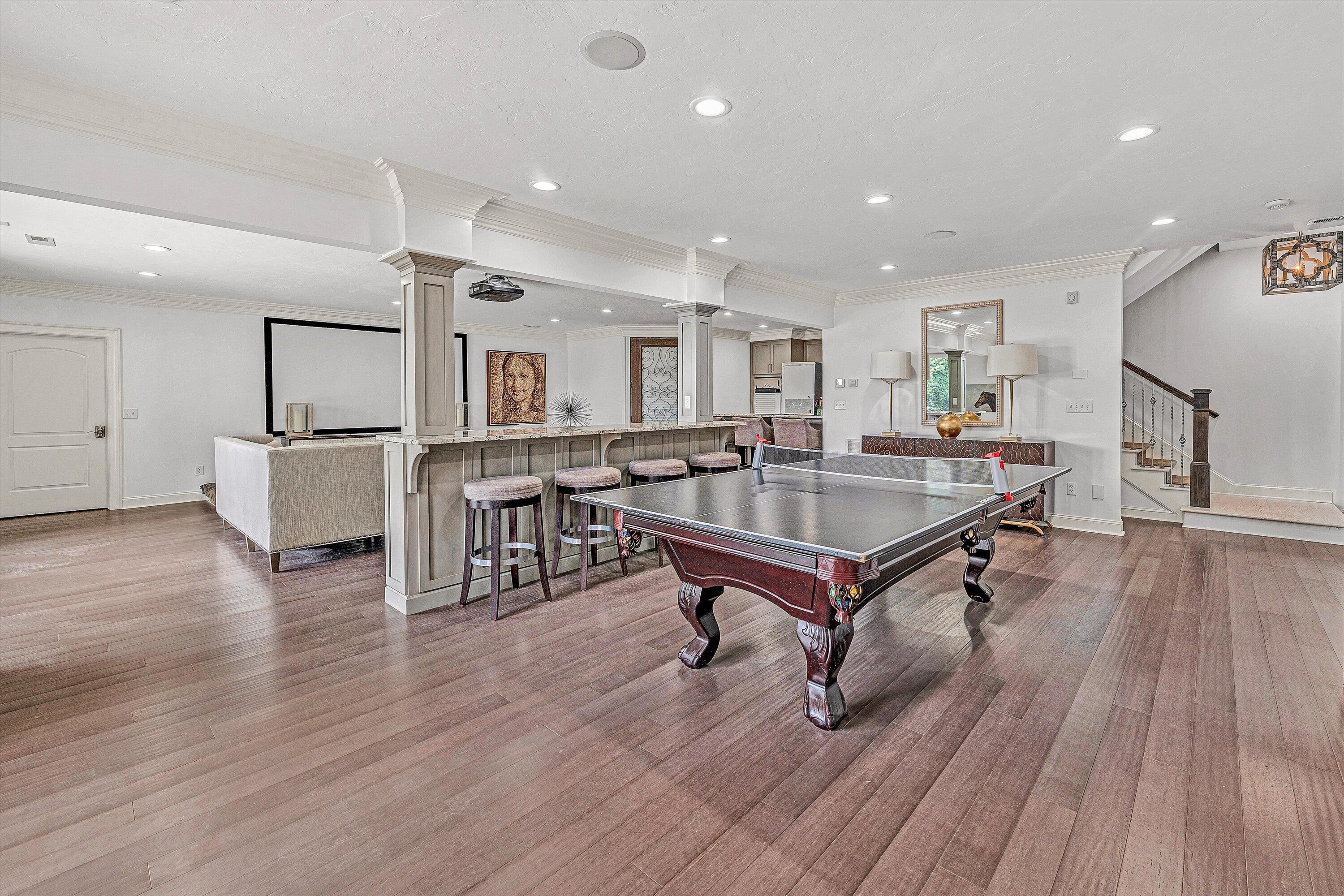 10947 Bottom Creek Road Bent Mountain, VA 24059 - Photo 30 of 59 a living room with stainless steel appliances furniture wooden floor and a kitchen view