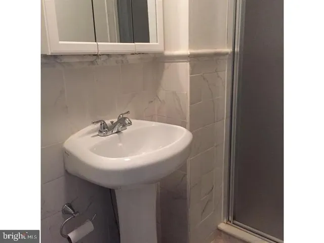 a sink with a window