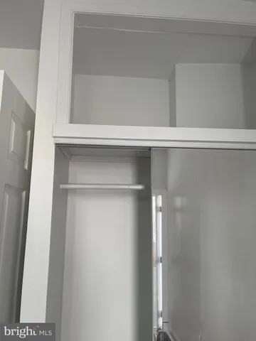 a close view of closet